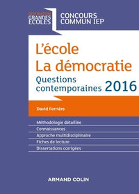 L'école. La démocratie