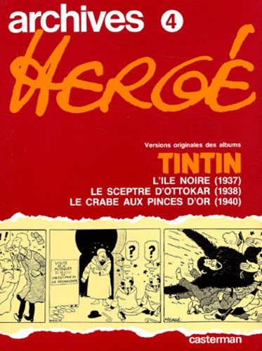 Archives Hergé - Tintin - Vol 4