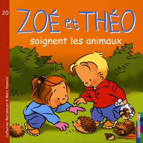 Zoé et Théo soignent les animaux