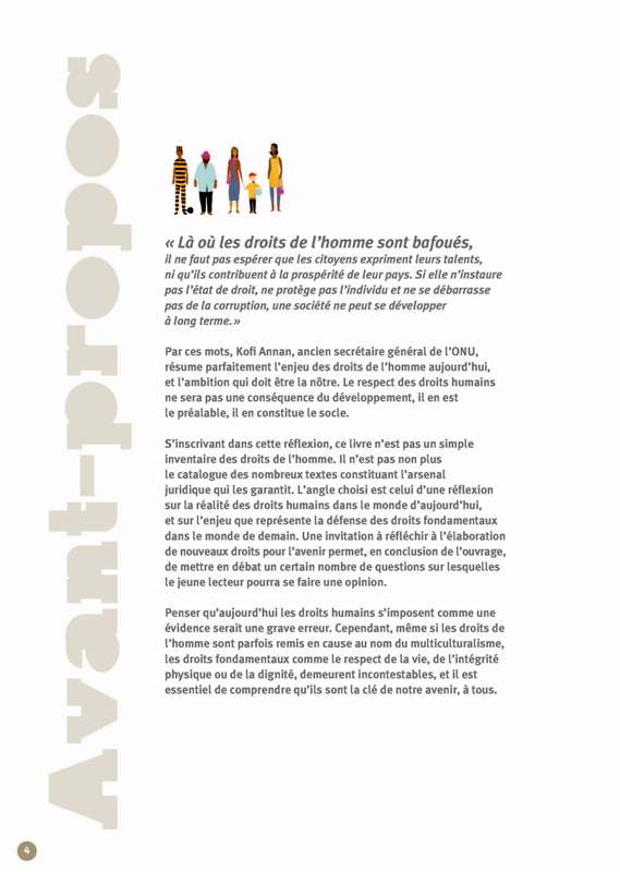 Les droits de l'homme