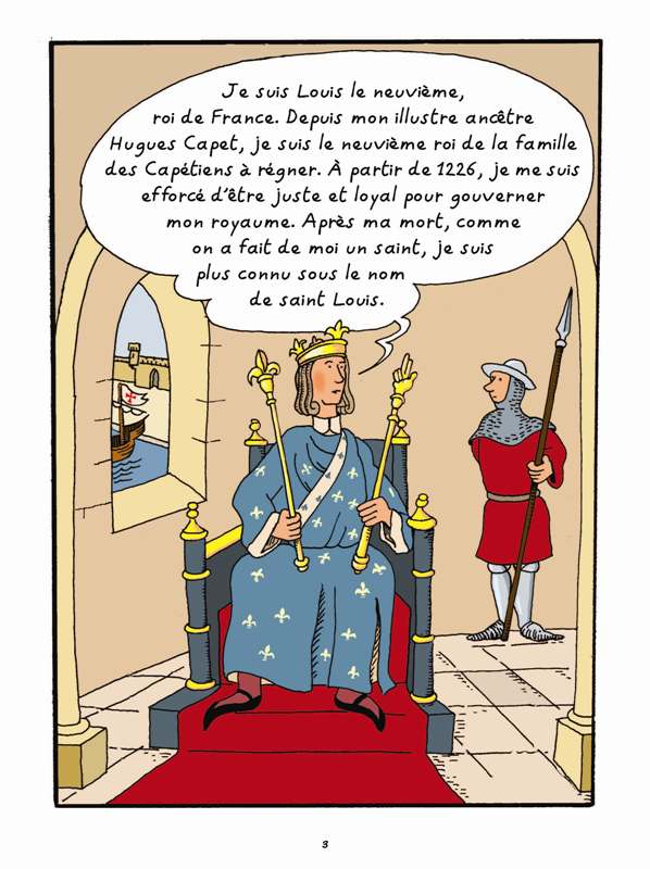 Histoire de France en BD - Saint Louis et le Moyen Âge