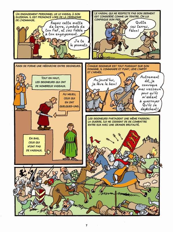 Histoire de France en BD - Saint Louis et le Moyen Âge