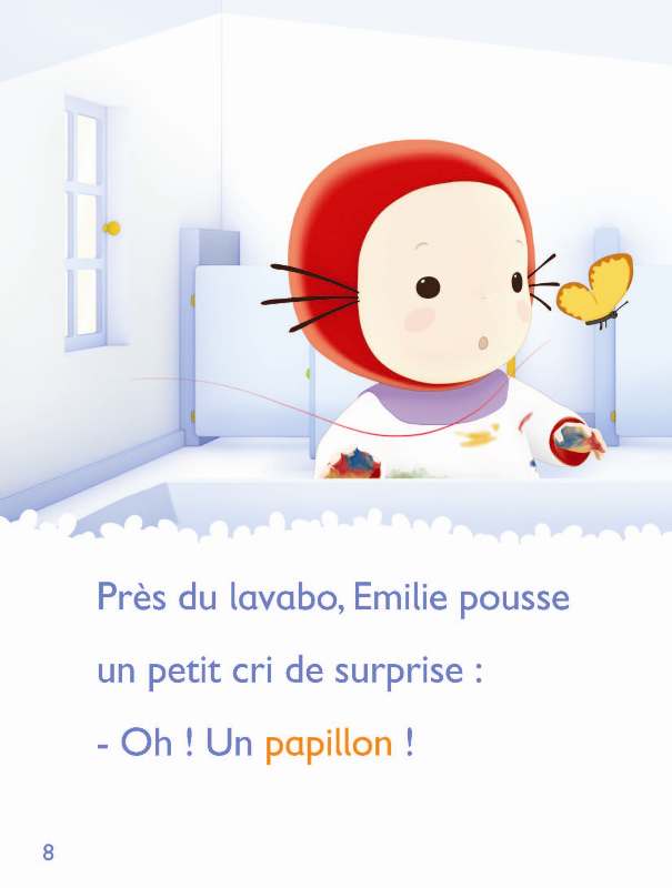 Le papillon de l'école