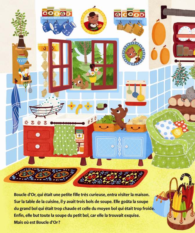 Où est cachée Boucle d'Or ?