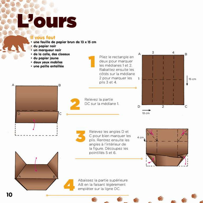 Animaux en origami