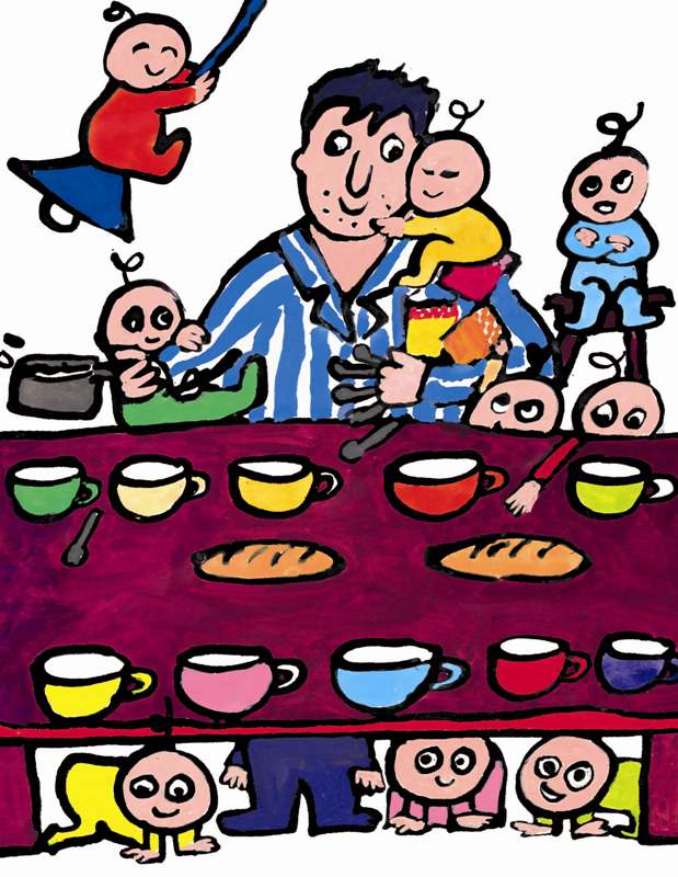 10 enfants et 1 papa