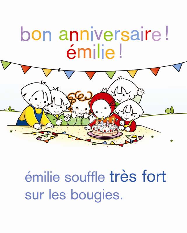 Émilie fête son anniversaire