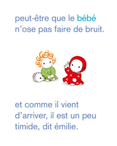 Émilie et le petit bébé