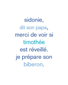 Émilie et le petit bébé