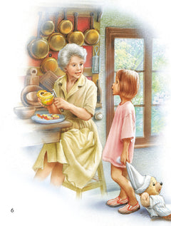 Martine et les lapins du jardin
