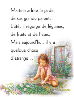 Martine et les lapins du jardin