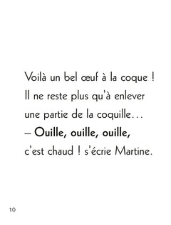 Martine fait la cuisine