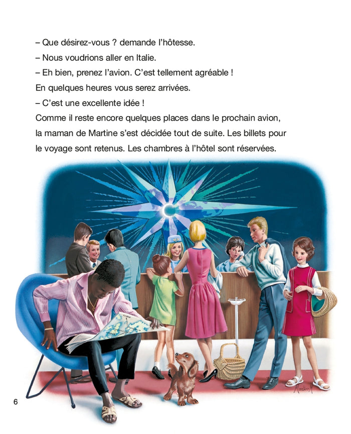 Martine en avion