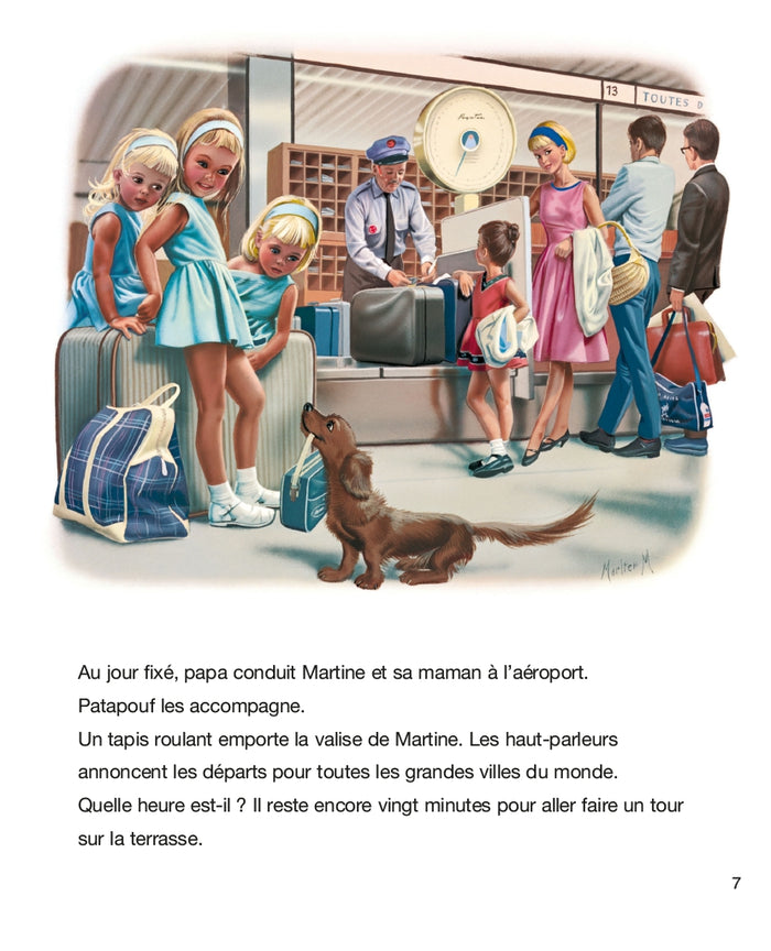 Martine en avion