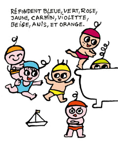 Rouge ne veut pas prendre son bain