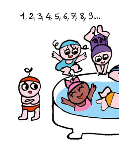 Rouge ne veut pas prendre son bain