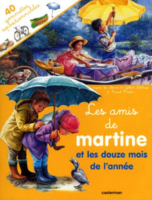 Amis de martine et les douze mois de l'annee(avec gommette (avec gommettes) (Les
