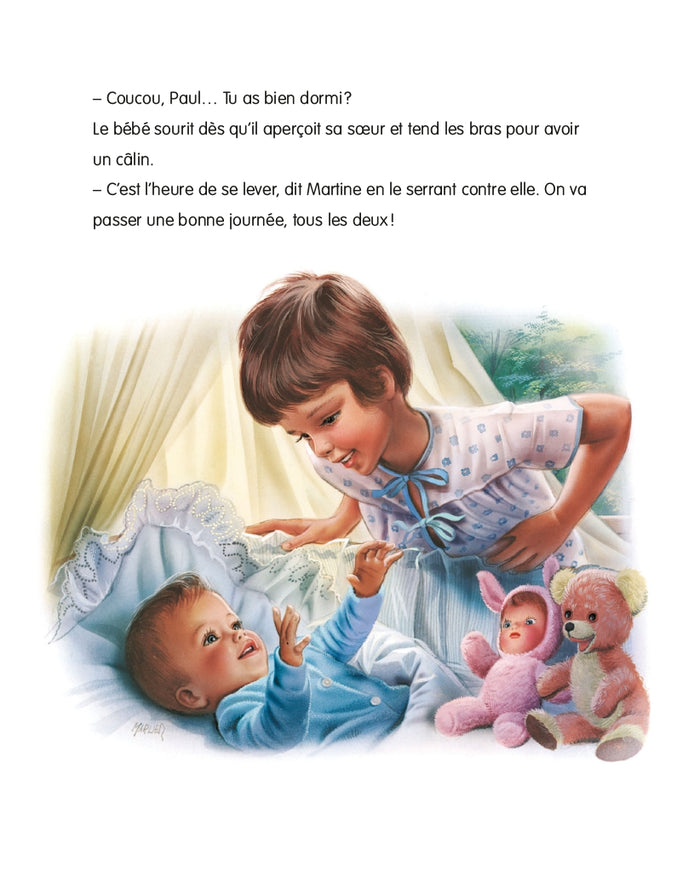 Martine garde son petit frère