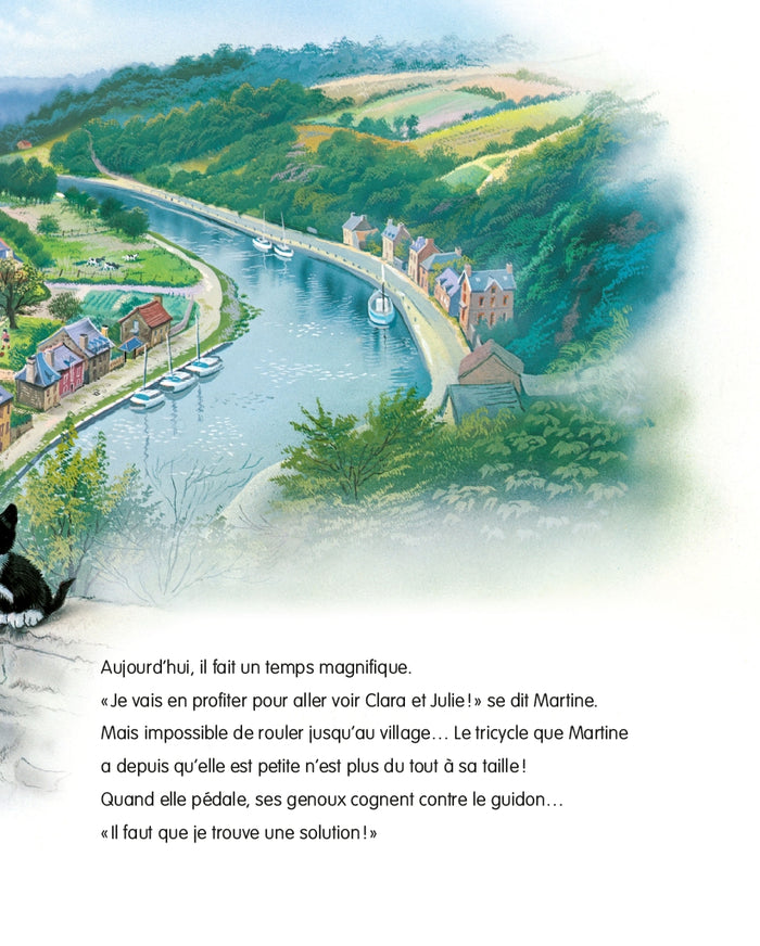 Martine fait du vélo