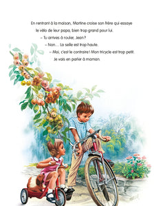 Martine fait du vélo