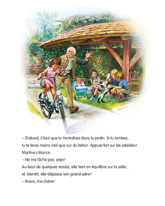 Martine fait du vélo