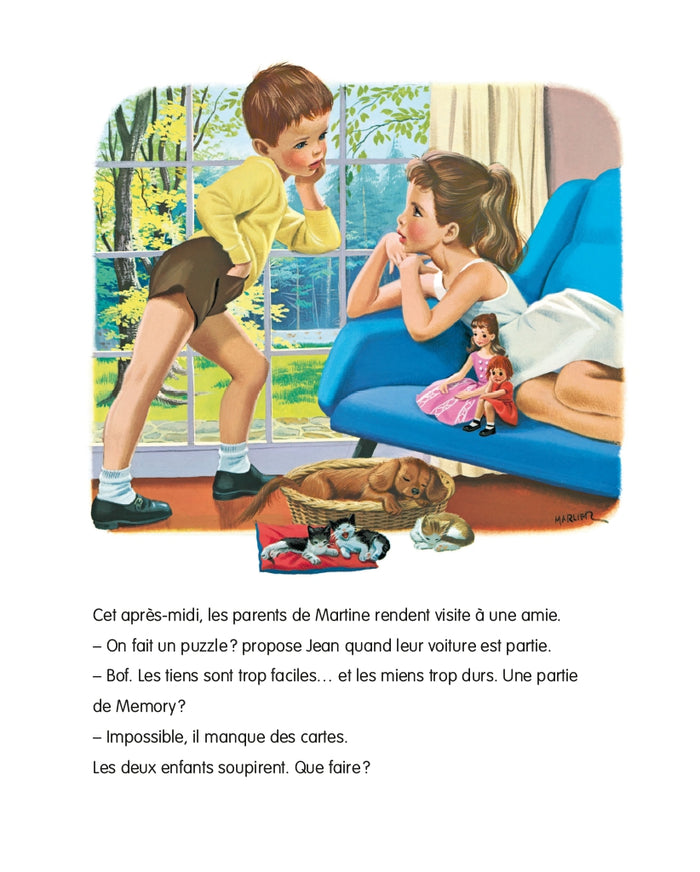 Martine à la maison