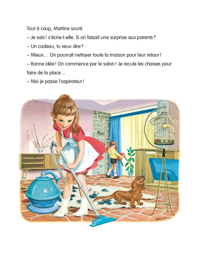 Martine à la maison