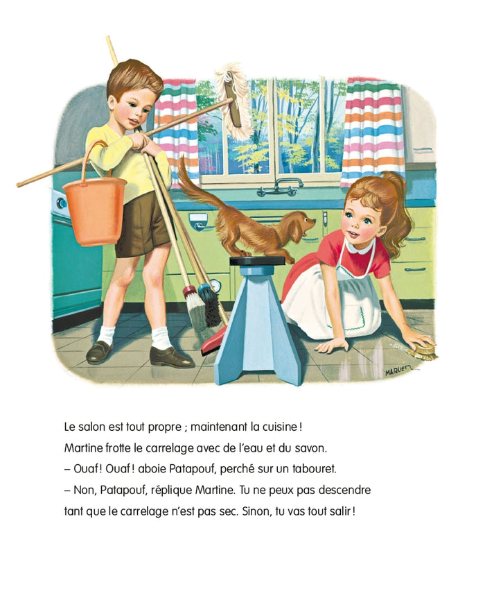 Martine à la maison