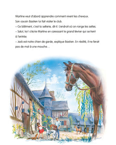 Martine monte à cheval