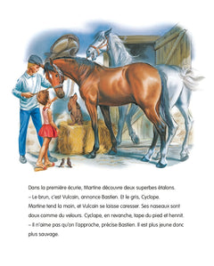 Martine monte à cheval