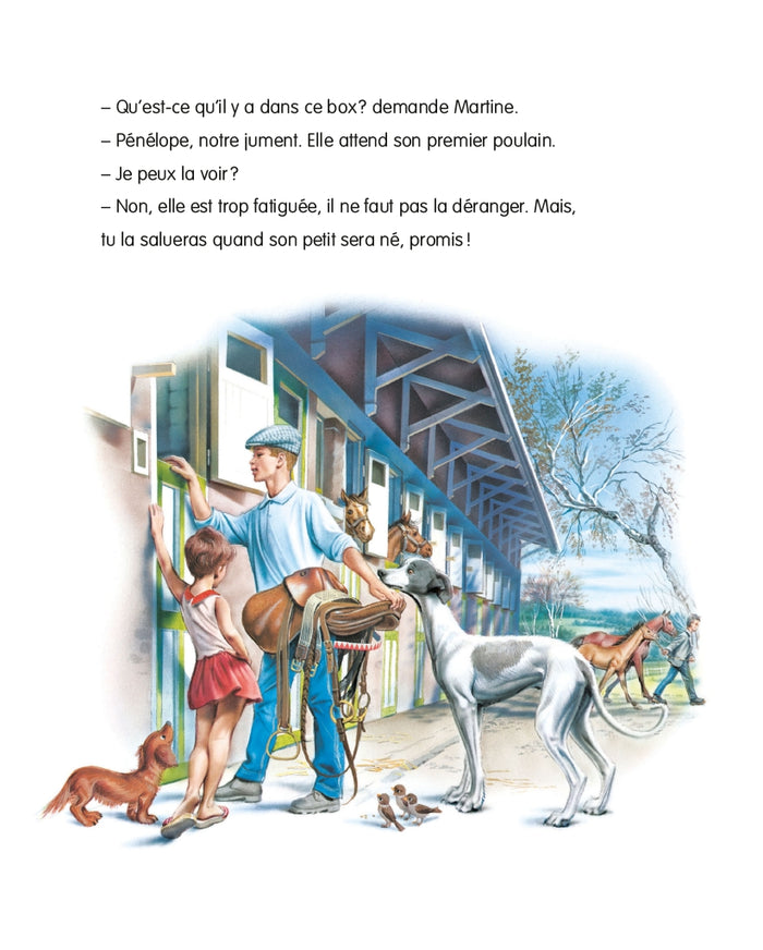 Martine monte à cheval