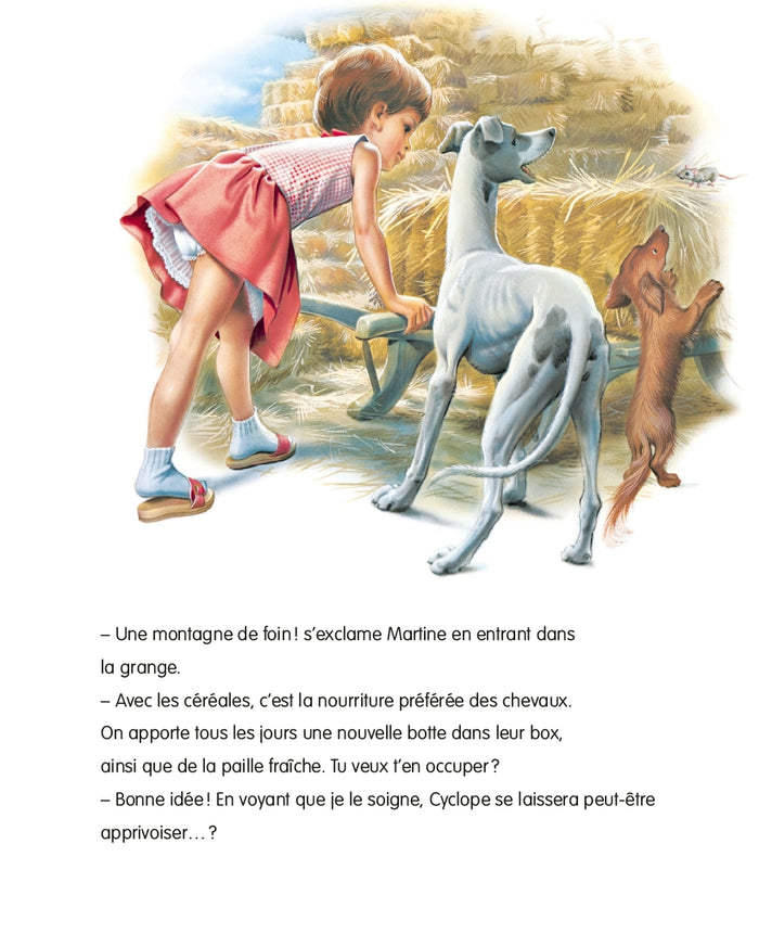 Martine monte à cheval