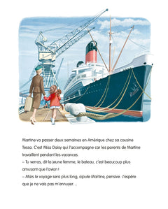 Martine en bateau