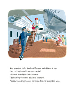 Martine en bateau