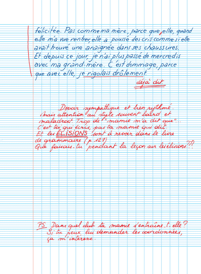 Qui a piqué les contrôles de français ?