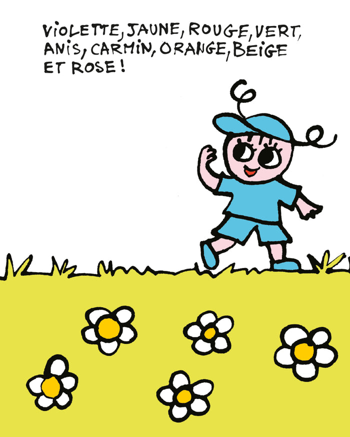 Bleue a de l'imagination