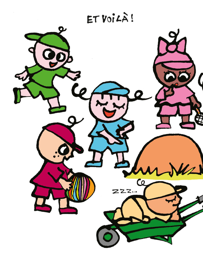 Bleue a de l'imagination