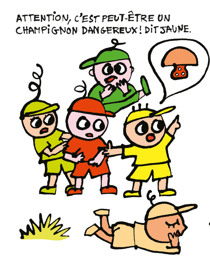 Bleue a de l'imagination