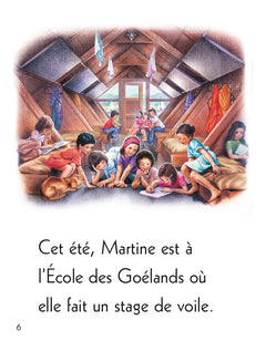 Martine fait de la voile