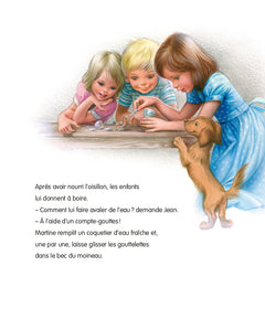 Martine et le petit moineau