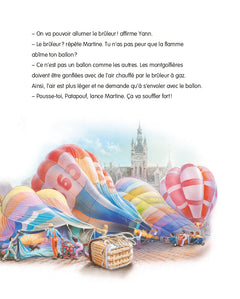 Martine en montgolfière