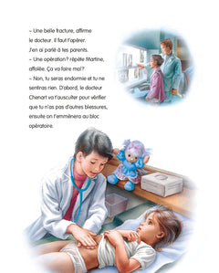 Martine à l'hôpital