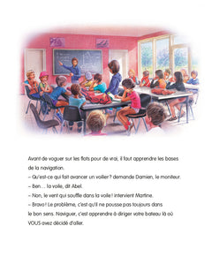 Martine fait de la voile