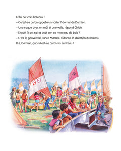 Martine fait de la voile