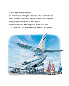 Martine en avion