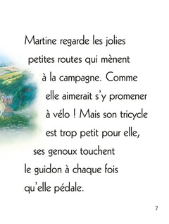 Martine fait du vélo