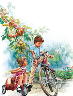 Martine fait du vélo