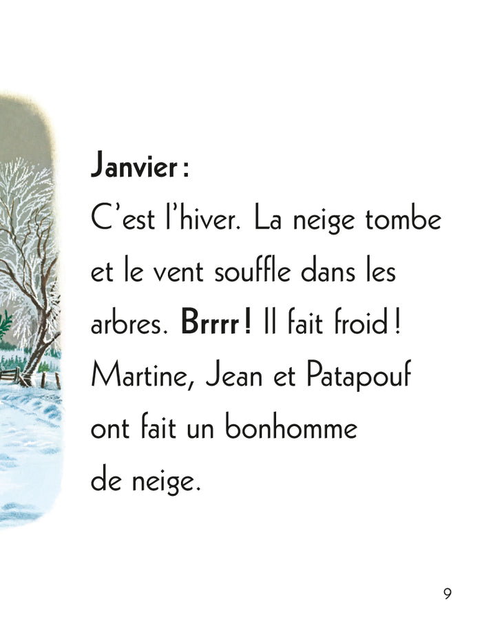 Martine et les quatre saisons