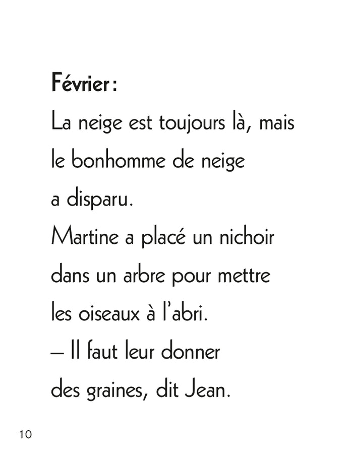 Martine et les quatre saisons