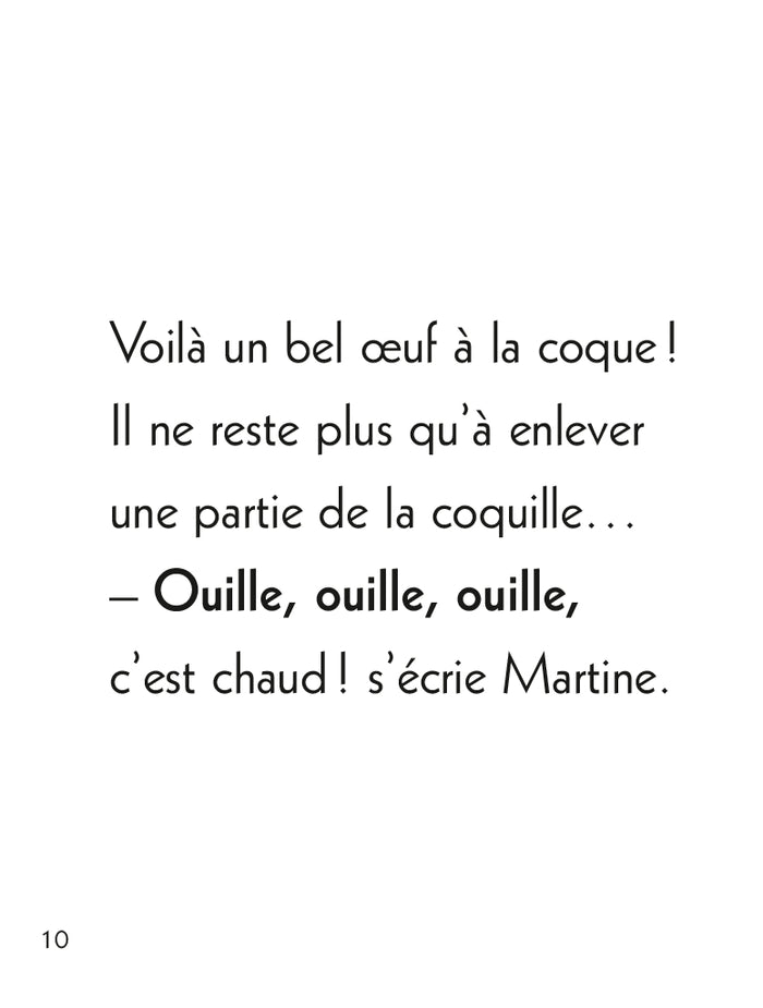 Martine fait la cuisine